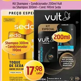 Shampoo e Condicionador Seda