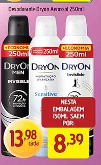 Desodorante Dryon Hidratação Avançada