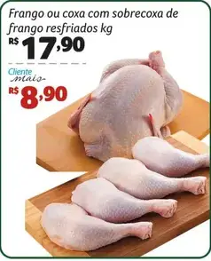 Coxa com sobrecoxa de frango Resfriado