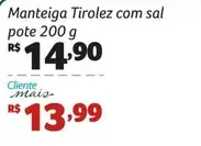Manteiga Tirolez Com sal