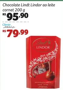 Chocolate Lindt Lindor Ao leite