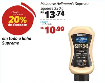 Maionese Hellmann's Supreme