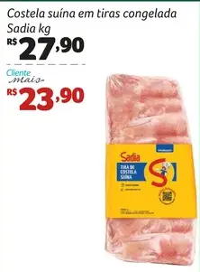 Costela suína Sadia Em tiras congelada