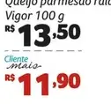 Queijo parmesão ralado Vigor