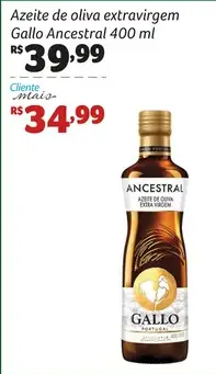 Azeite de oliva Gallo Ancestral Extravirgem