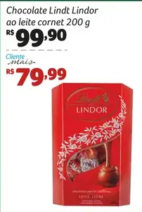 Chocolate Lindor Lindt Ao leite