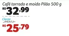 Café torrado e moído Pilão