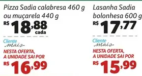 Lasanha Sadia Bolonhesa