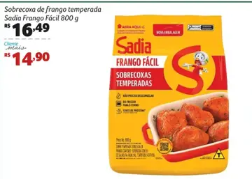 Sobrecoxa de frango Sadia Temperada