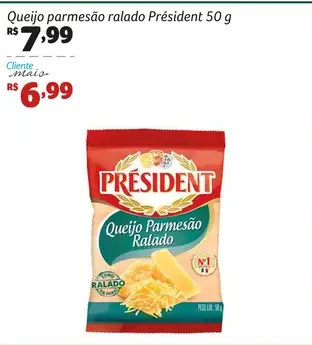 Queijo parmesão ralado Président