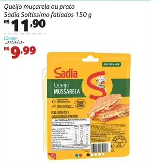 Queijo Sadia Muçarela