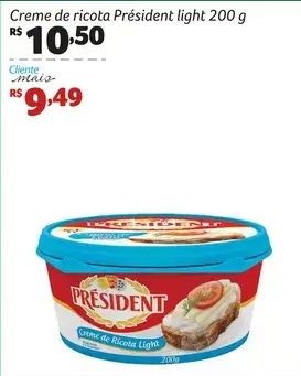 Creme de ricota Président Light