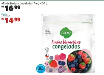 Mix de frutas Taeq Frutas Vermelhas