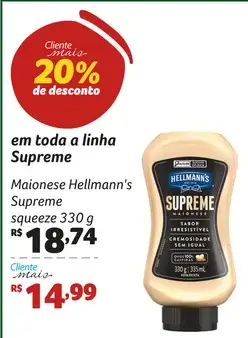 Maionese Hellmann's Supreme