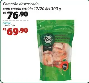 Camarão Rei Descascado com cauda cozido