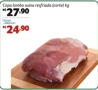 Copa lombo suína Resfriada