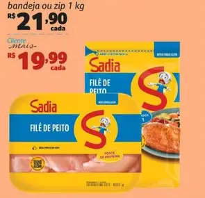 Filé de Peito de Frango Sadia Congelado