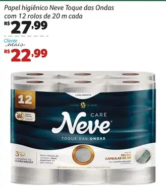 Papel higiênico Neve Toque das Ondas