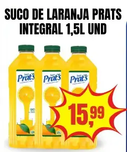 Suco de laranja Prats Integral