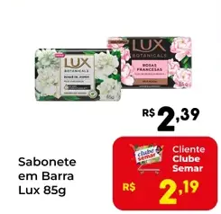 Sabonete em Barra Lux