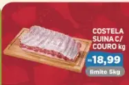 Costela suína Com couro