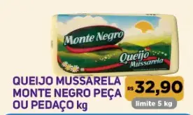Queijo Mussarela Monte Negro