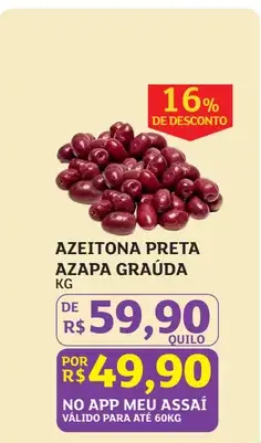 Azeitona Preta Azapa Graúda