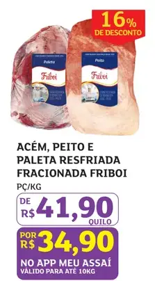 Acém Friboi Resfriada Fracionada