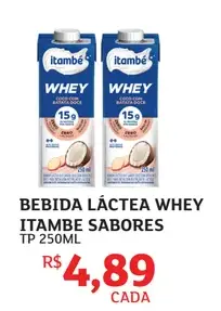 Bebida láctea whey Itambé