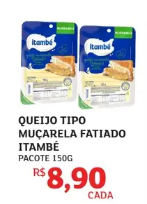 Queijo Itambé Tipo Muçarela Fatiado