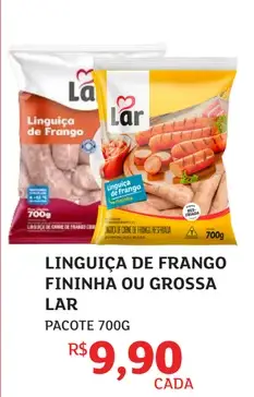 Linguiça de Frango Lar Grossa