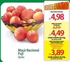 Maçã Nacional Fuji