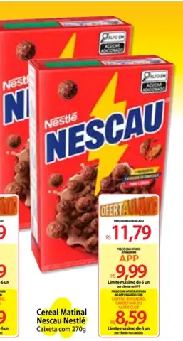Cereal Matinal Nestlé Nescau