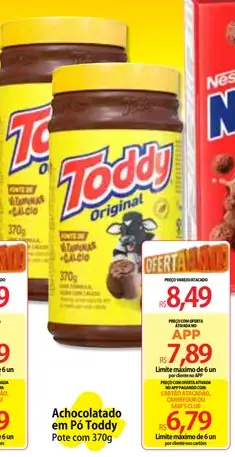 Achocolatado em Pó Toddy Original