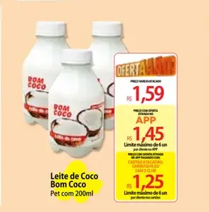 Leite de Coco Bom Coco