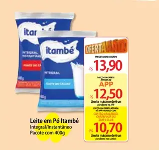 Leite em Pó Itambé Integral/Instantâneo