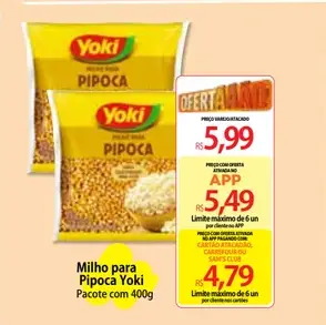 Milho para Pipoca Yoki