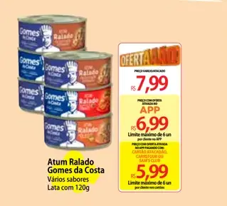 Atum Ralado Gomes da Costa
