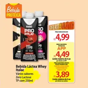 Bebida Láctea Whey Italac