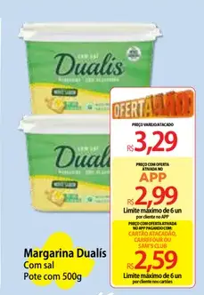 Margarina Dualis Com sal