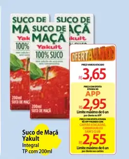 Suco de Maçã Yakult Integral