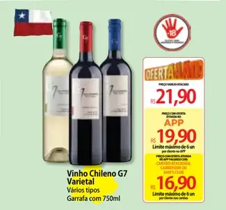 Vinho Chileno G7