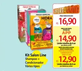 Shampoo e Condicionador Salon Line