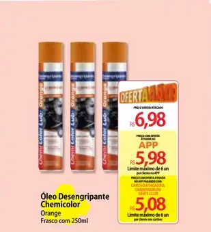 Óleo Desengripante Chemicolor Orange