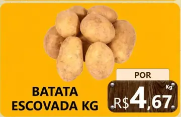 Batata Escovada
