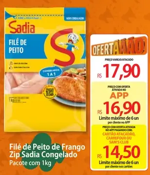Filé de Peito de Frango Sadia