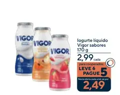 Iogurte líquido Vigor
