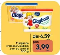 Margarina Claybom Sem Sal