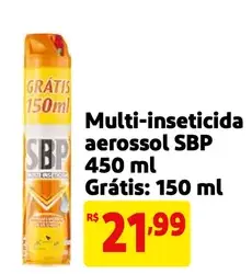 Multi-inseticida aerossol SBP