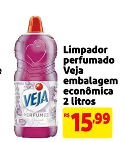 Limpador perfumado Veja